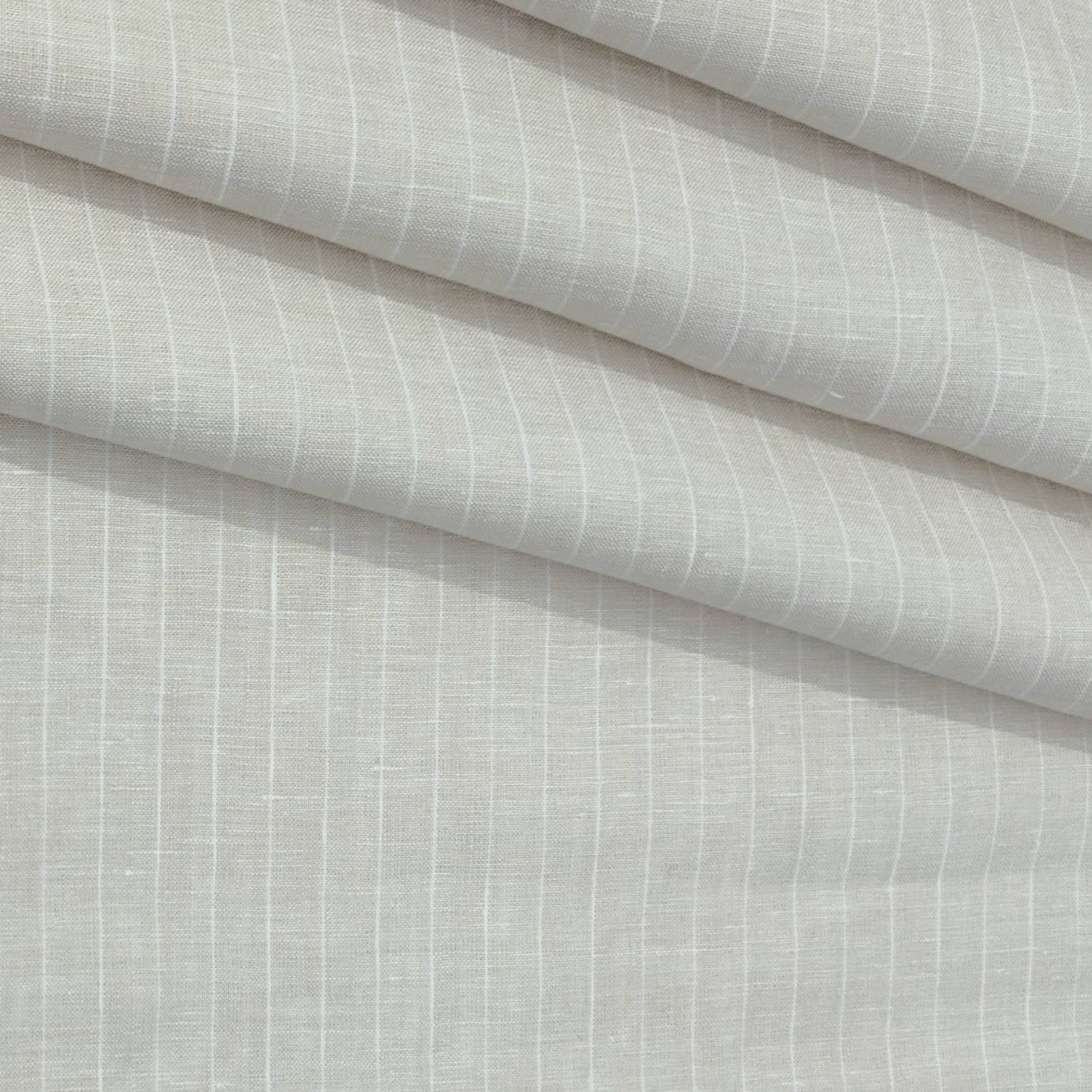 Shirt Fabric Donear 100% Premium Linen 60Lea Lining Colour Light Brown